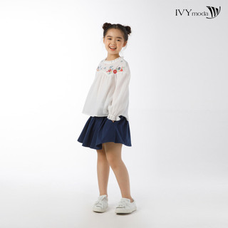 Chân váy thun xòe 2 lớp bé gái ivy moda ms 31g1391