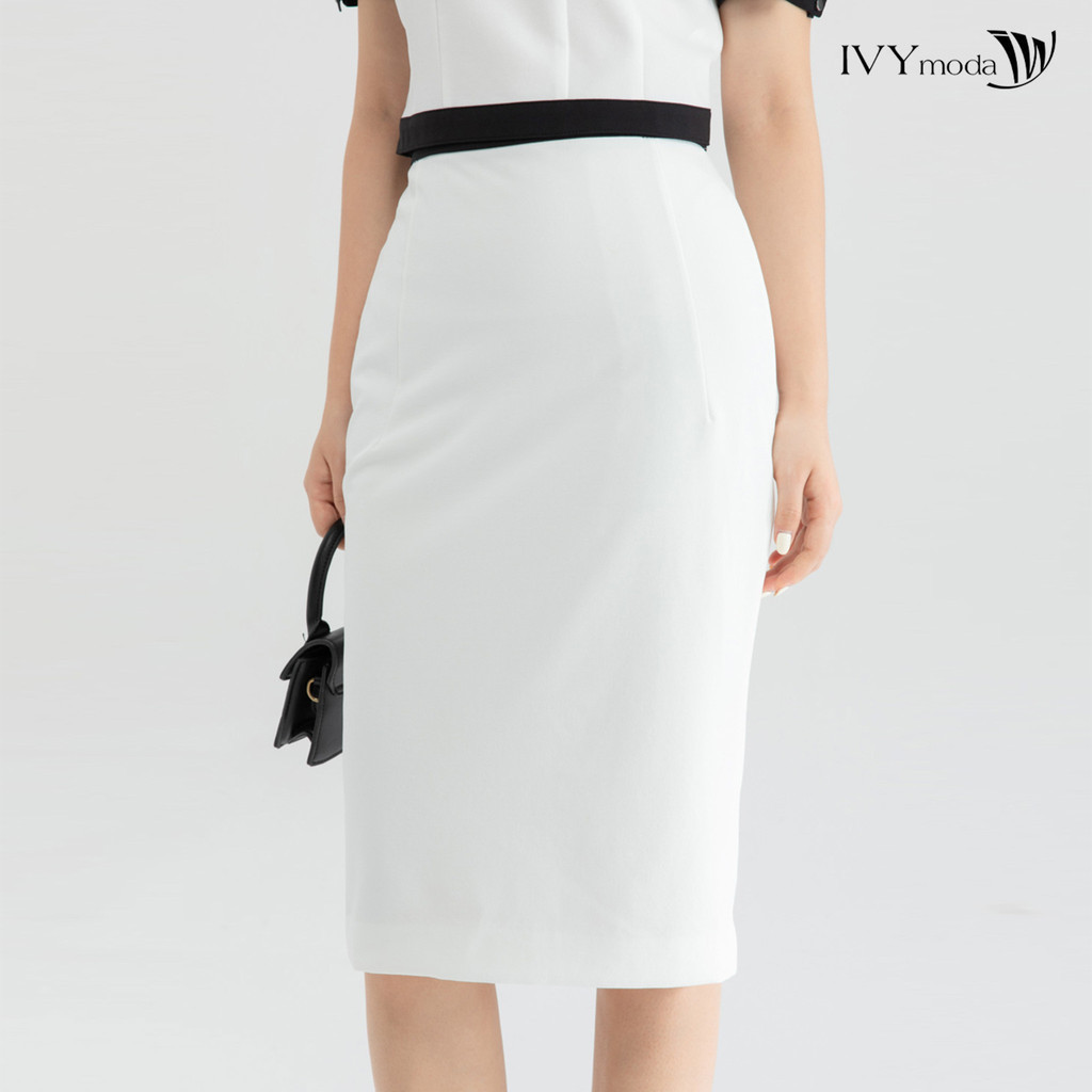 Chân váy bút chì basic IVY moda MS 31M6601