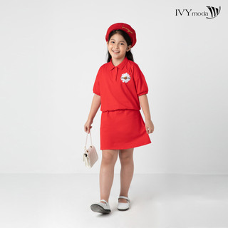 Bộ đồ áo và chân váy bé gái have fun ivy moda ms 57g1375