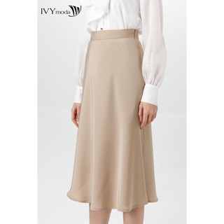 Chân váy lụa Midi IVY moda MS 31M7263