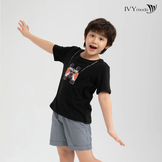 Áo thun ống nhòm bé trai IVY moda MS 57K1337