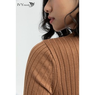 Đầm len lông cừu cổ đức IVY moda MS 42B7969