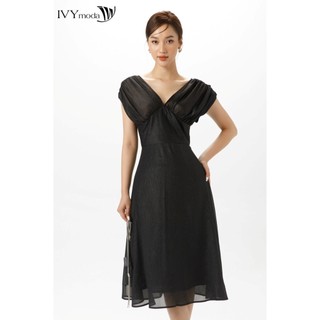 Đầm xòe cổ V IVY moda MS 48M7291