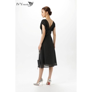 Đầm xòe cổ V IVY moda MS 48M7291