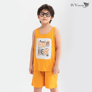 Áo thun (kèm quần) kid boy IVY moda MS 56K1223