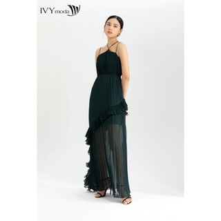 Đầm dập ly dây kiểu IVY moda MS 45S2540