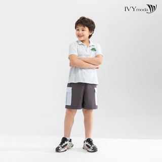 Quần sooc phối màu bé trai IVY moda MS 20K1205