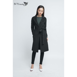 Áo khoác dạ nữ dáng dài IVY moda MS 78M3526