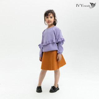 Chân váy len dáng xòe bé gái IVY moda MS 30G0788