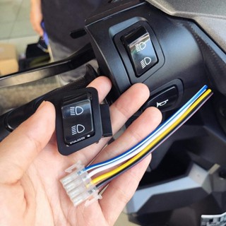 Công tắc passing sh kèm rắc nháy đèn pha lắp cho các dòng xe như wave a 110, rsx 110, ab, vision, blade, lead....