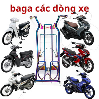 Baga titan 7 màu 10 li lắp cho các dòng xe wave 50 100 110 rsx ,ab 125 150 160 ,exciter 150 155, winnerx, dream, sirius