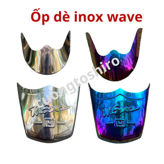 Ốp dè inox 7 màu inox gắn xe Wave a s rs100 Wave a 110 wave 50cc 1 cặp trước sau chất liệu inox cao cấp không gỉ