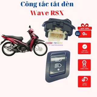 Công tắc tắt đèn pha cos cho các dòng xe Wave RSX không có nút tắt đèn lắp như zin bảo hành 1 năm
