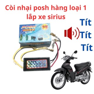 còi nhại gắn cho xe sirius gắn như zin không phải cắt dây gì hết kêu dồn dập bảo hành 1 năm