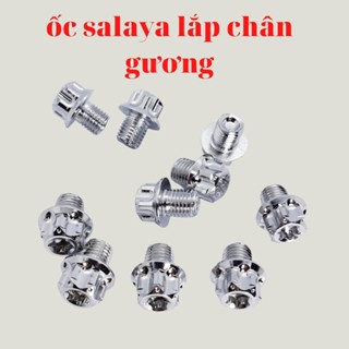 Ốc Chân Gương Salaya Thuận Nghịch 10li chất liệt inox 304 không gỉ sét sáng bóng