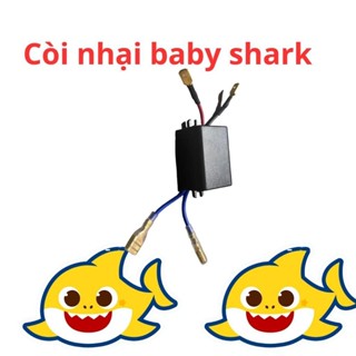chíp nhại còi baby shark dùng cho các dòng xe máy như wave sirius exciter winenr vision dream bảo hành 6 tháng
