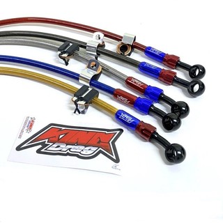 Dây dầu king drag đầu nhôm cnc gắn cho mọi dòng xe bảo hành 1 năm không phai màu