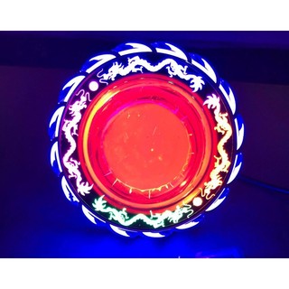 Đèn Led Bi cầu Rồng Mắt Quỷ Lốc Xoáy lắp  Wave , Sirius , exciter, lead, sh
