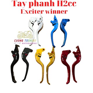 Tay phanh chính hãng H2CC lắp xe exciter 135 150 155 winnerx xanh vàng đỏ bạc đen bảo hành 1 năm