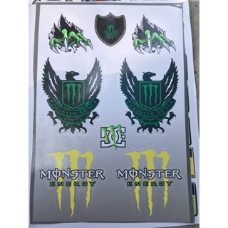 Decal dán xe monter chống thấm nước, chống bay màu siêu đẹp, siêu đẹp