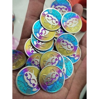Logo titan mèo thần tài may mắn, tài lộc
