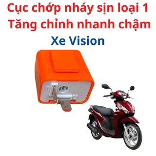 Cục chớp nháy xi nhan điện tử lắp xe vision hàng loại 1 nháy siêu nhanh bảo hành 1 năm từ 30-250 lần/ phút