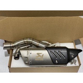  Pô Ak R1 kèm cổ bầu 2 khúc inox 304 có tổ ong gắn cho các dòng xe như exciter 150 155 winnner winnerx Cbr Gsx r15v3 v4 