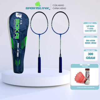 Bộ 2 Vợt Cầu Lông Bokai BK136 Sportslink (Tặng Kèm 3 Quả Cầu)