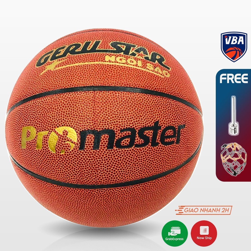 Banh bóng rổ PU Gerustar Size 7 Promaster - Dán