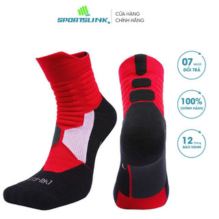 Vớ chơi bóng rổ có đệm lót, khử mùi Sportslink zx2000