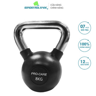 Tạ bình vôi tạ ấm tạ quai xách bọc cao su pro care 8kg SPORTSLINK