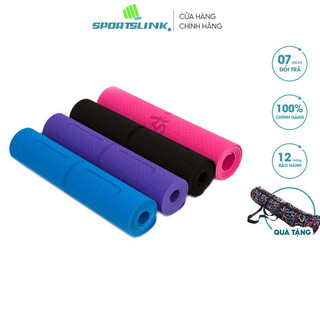 Thảm tập yoga tpe định tuyến yogalink 8mm 1 lớp Sportslink TYG8