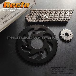 Nhông sên dĩa Recto xe Winner 150 , Winner X không phốt cao su