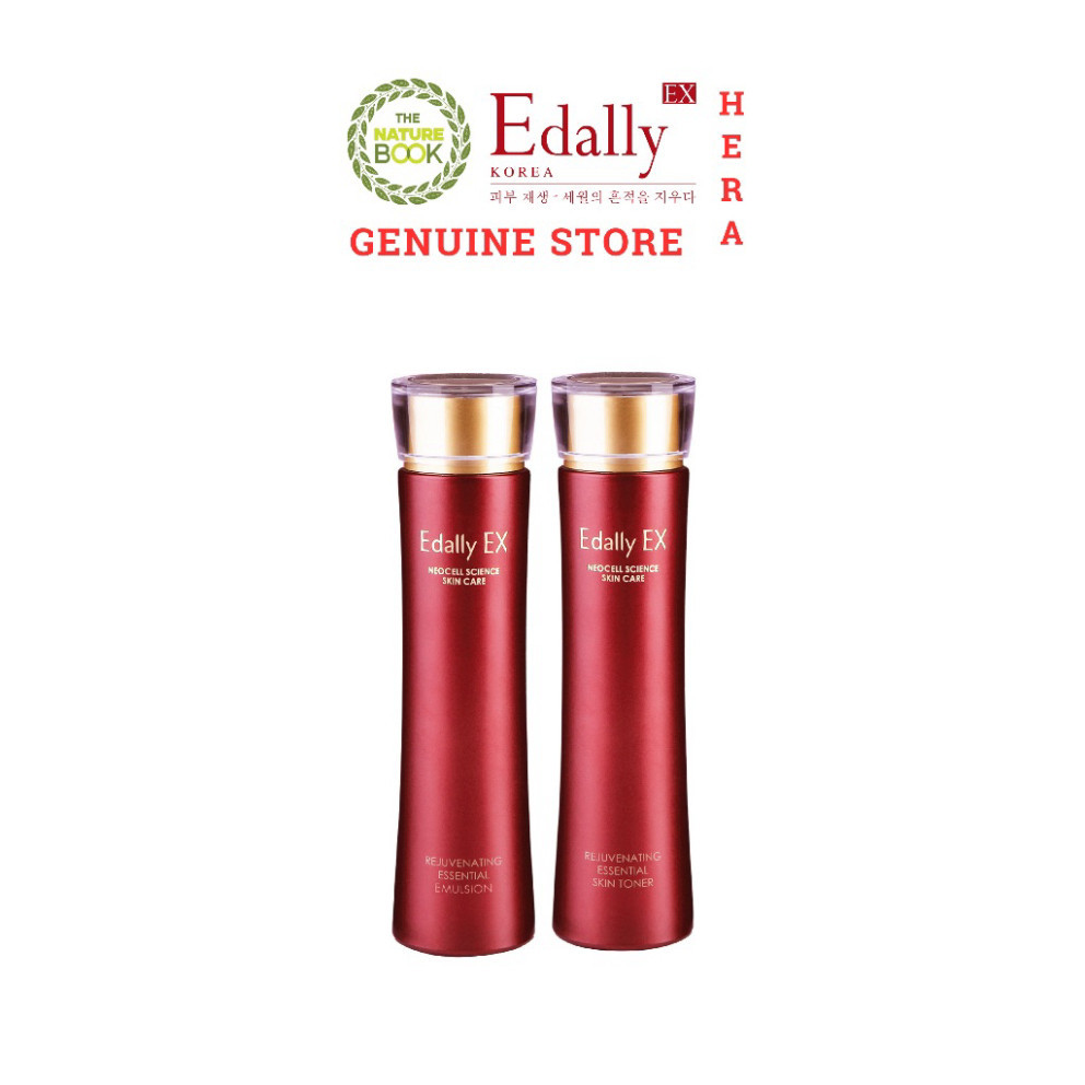 Set Nước Hoa Hồng Và Sữa Dưỡng Edally EX - Edally EX Rejuvenating Esential Skincare Set