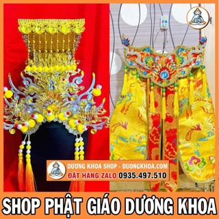 Ma nh01 - bộ áo mão cao cấp cha ngọc hoàng thượng đế 50cm - hàng cao cấp có bán lẻ