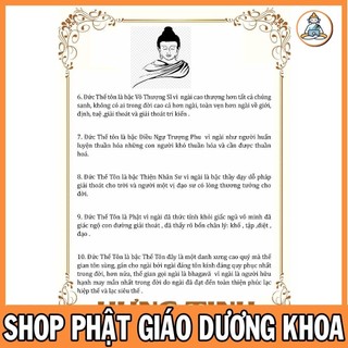 TO66 - 10 ÂN CỦA ĐỨC PHẬT 2 MẶT