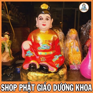 Tượng bà chúa sứ _ mẫu vẻ đỏ đất nung _ cao 40cm