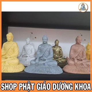 Tượng phật thích ca ngồi thiền cao 20cm có 5 màu