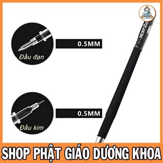 Bút chép kinh mực gel đen ngòi kim 0.5mm_Bút viết học sinh_Bút viết thịnh hành chép kinh