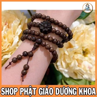Gỗ mun đuôi công 6ly 108 hạt rẻ, đẹp