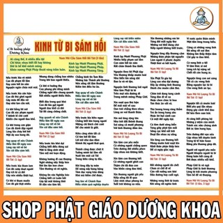 To005 - tờ kinh từ bi sám hối nhiều cỡ