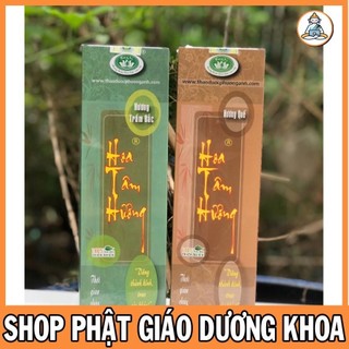 Nhang thảo dược hoa tâm hương - nhang sạch thảo dược 100% 3 tấc