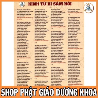 To61 - tờ kinh từ bi sám hối nhiều mẫu lắm đẹp nhất