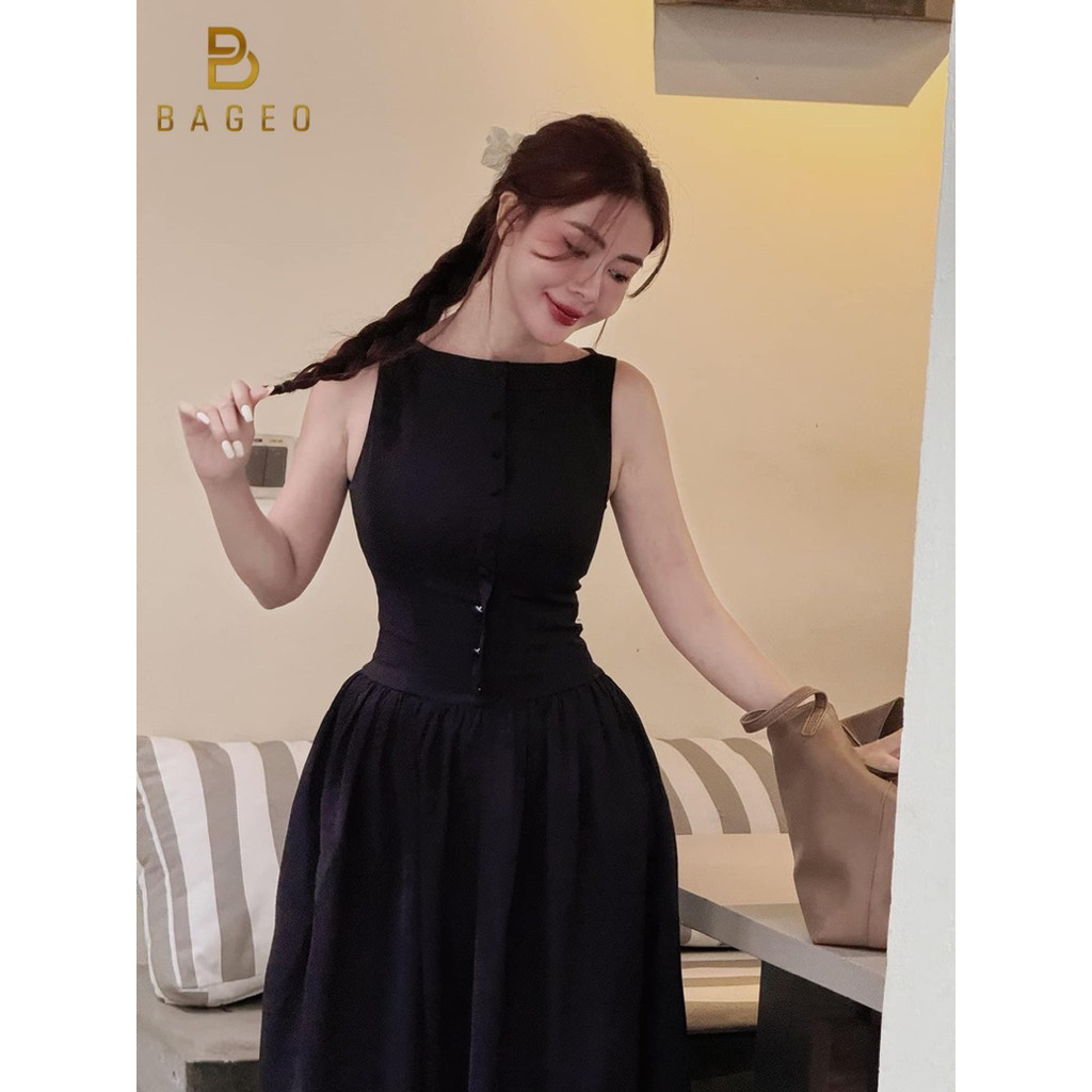 Váy sát nách cục bọc dáng dài TKCC 𝐁𝐀𝐆𝐄𝐎