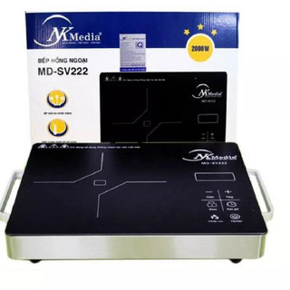 Bếp hồng ngoại cảm ứng nk media md-sv222, không kén nồi, đa năng nấu nướng, chức năng tăng giảm nhiệt độ, nấu nhanh