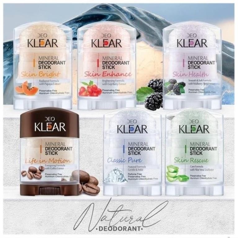 [CHỈ BÁN CHUẨN THÁI] LĂN KHỬ MÙI ĐÁ KHOÁNG DEO KLEAR THÁI LAN