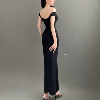 Đầm Body Nữ Trễ Vai Nhúng Siêu Xinh QCK6102 (Hỏa Tốc)