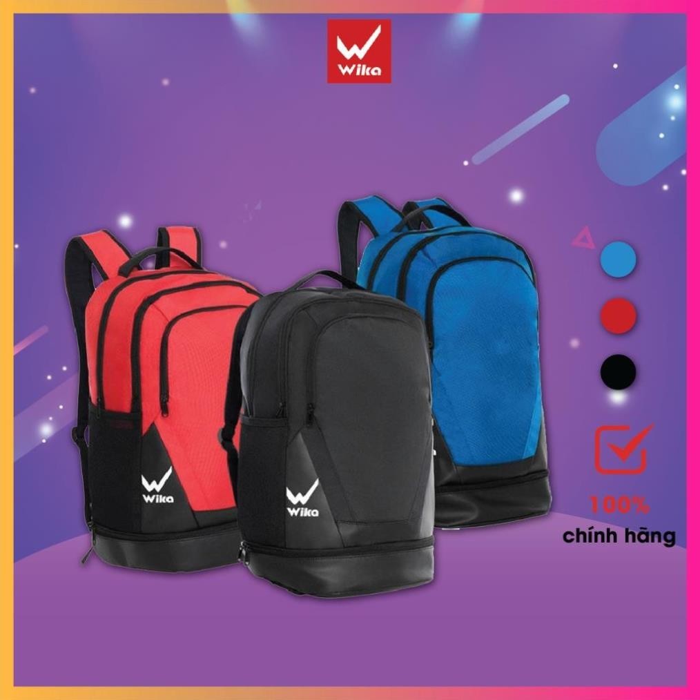 Balo Chính Hãng Wika Pro 01 Thiết Kế Rộng Rãi, Chất Liệu Cao Cấp Chắc Chắn, Gồm 5 Ngắn Balo1