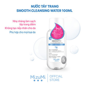 MizuMi Nước tẩy trang Smooth Cleansing Water 100ml