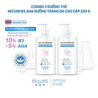 [Combo 2] MizuMi Dưỡng Thể Sáng Da B3 AHA Intense White Body Booster 250g